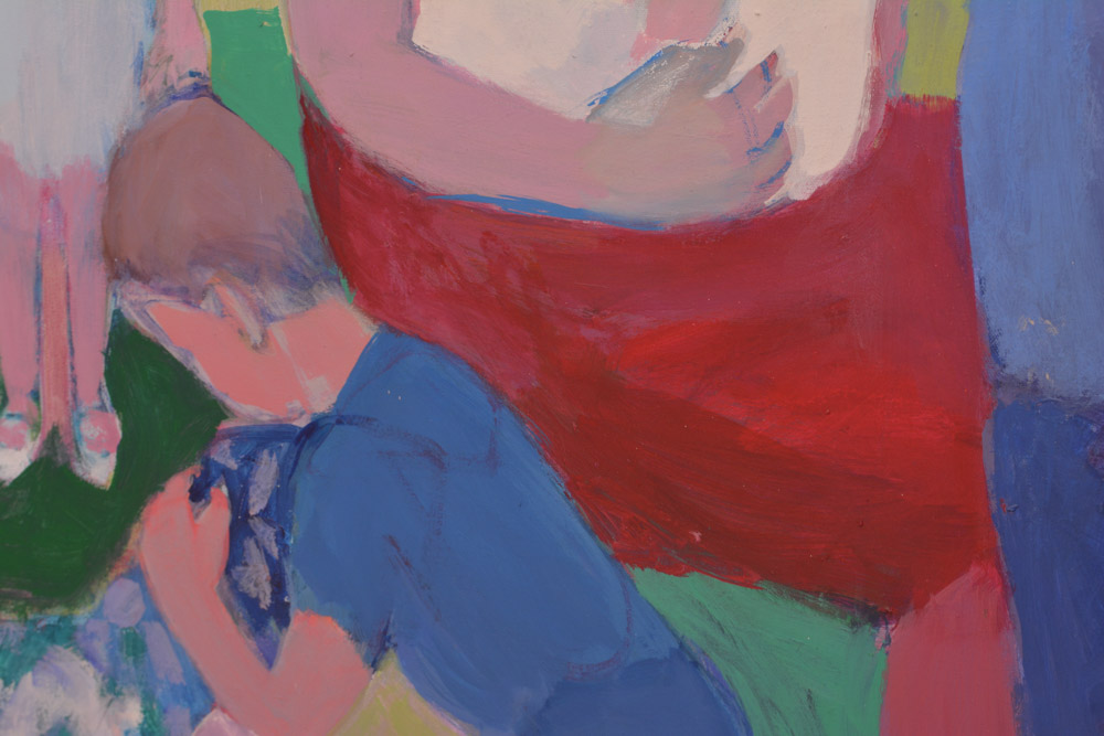 Lucile Sanders Original Acrylic Painting "Family I"