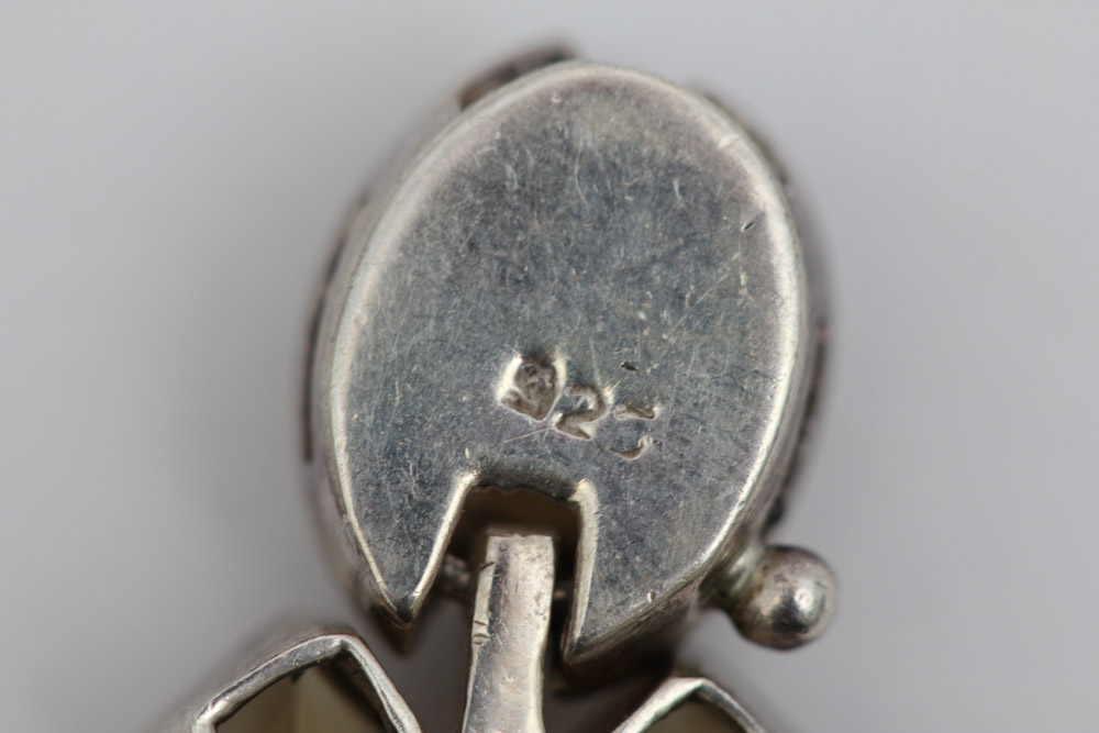 Sterling Silver and Citrine Bracelet and Earring Set