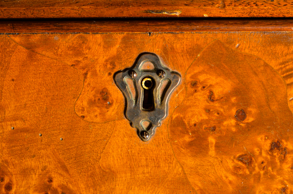 Burled Wood Secretary