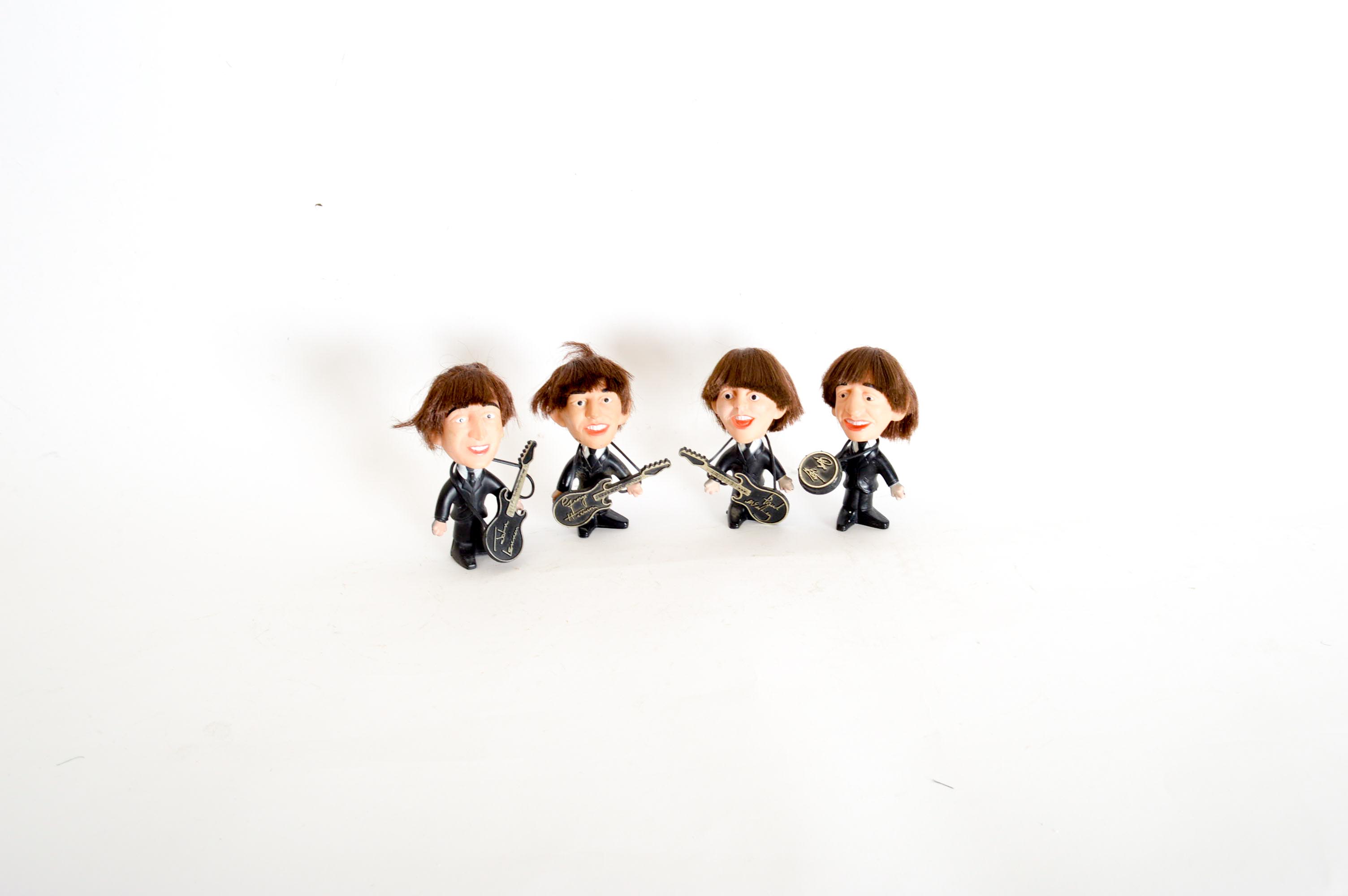 1964 "The Beatles" Figurines with Instruments