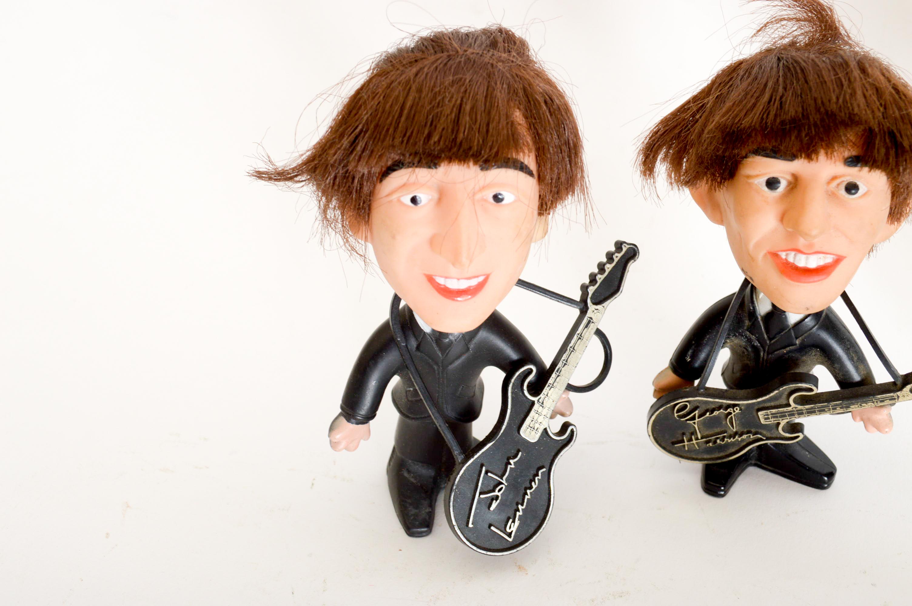 1964 "The Beatles" Figurines with Instruments