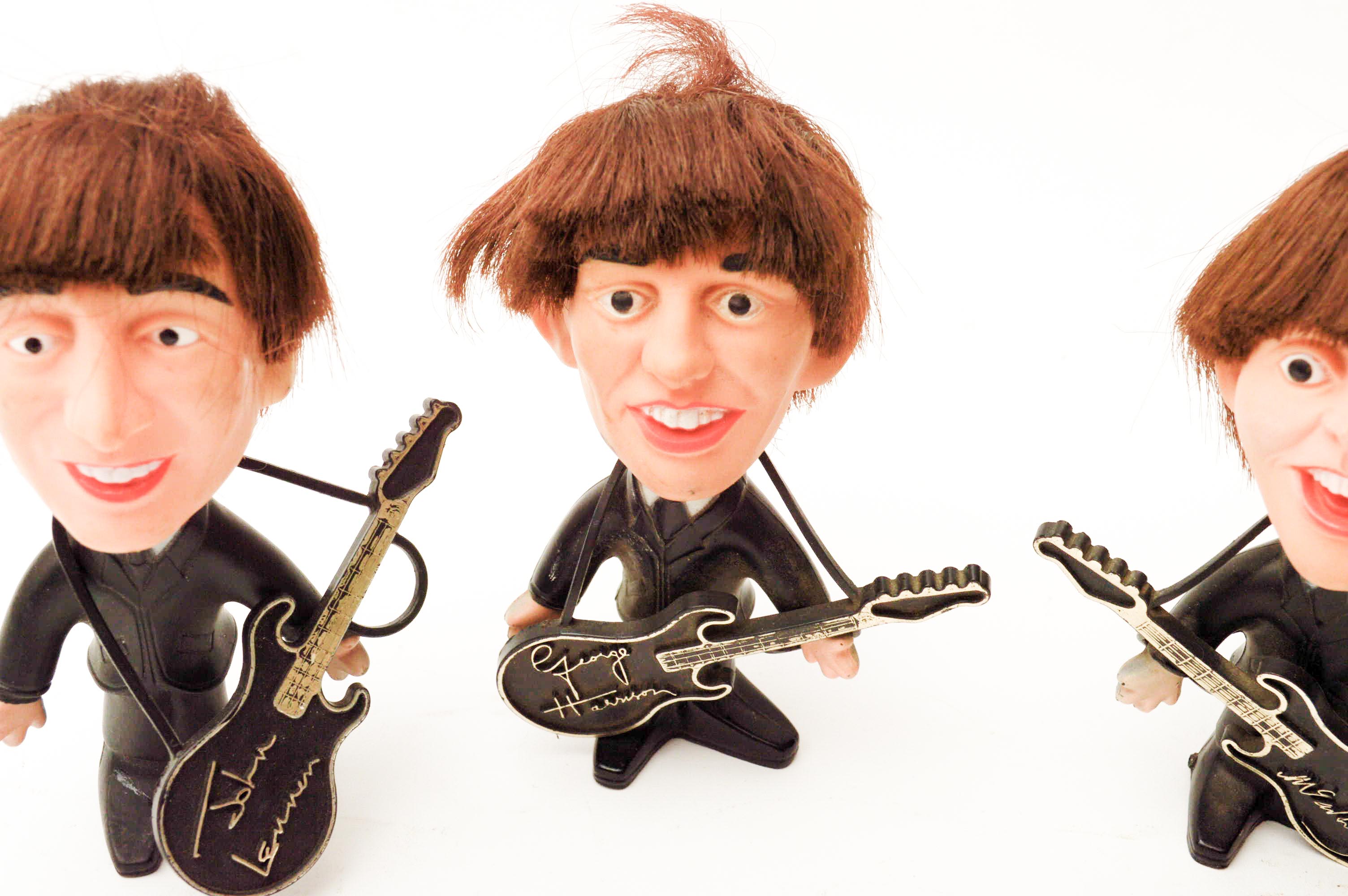 1964 "The Beatles" Figurines with Instruments