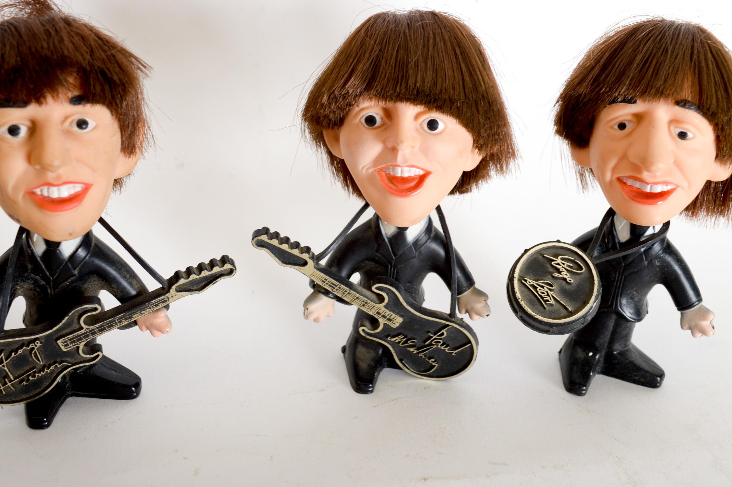 1964 "The Beatles" Figurines with Instruments