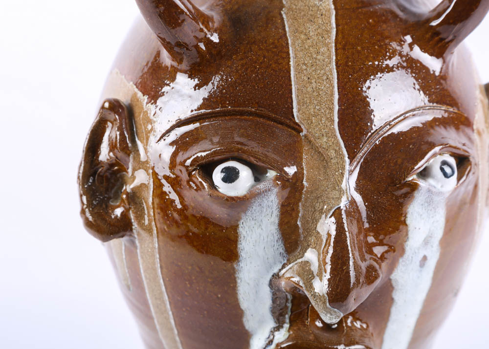 Marvin Bailey Devil Head Sculpture