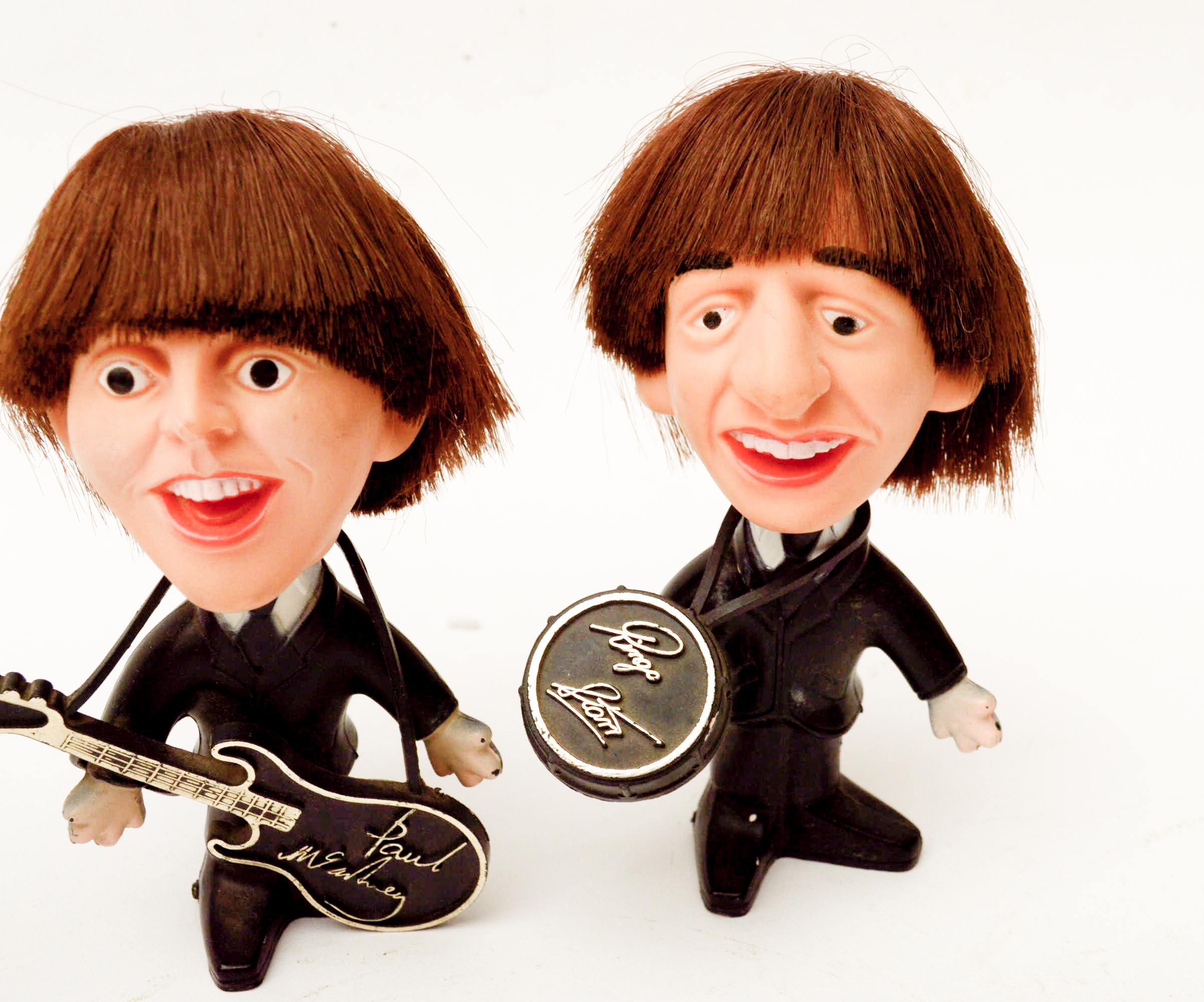 1964 "The Beatles" Figurines with Instruments