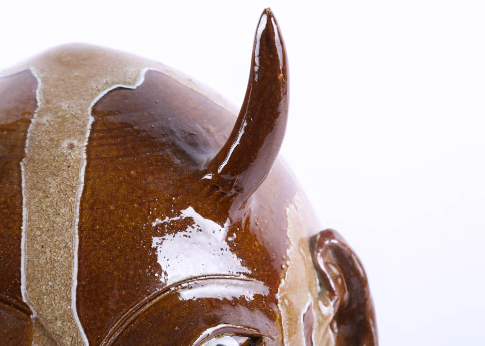 Marvin Bailey Devil Head Sculpture