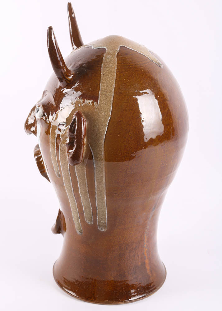 Marvin Bailey Devil Head Sculpture