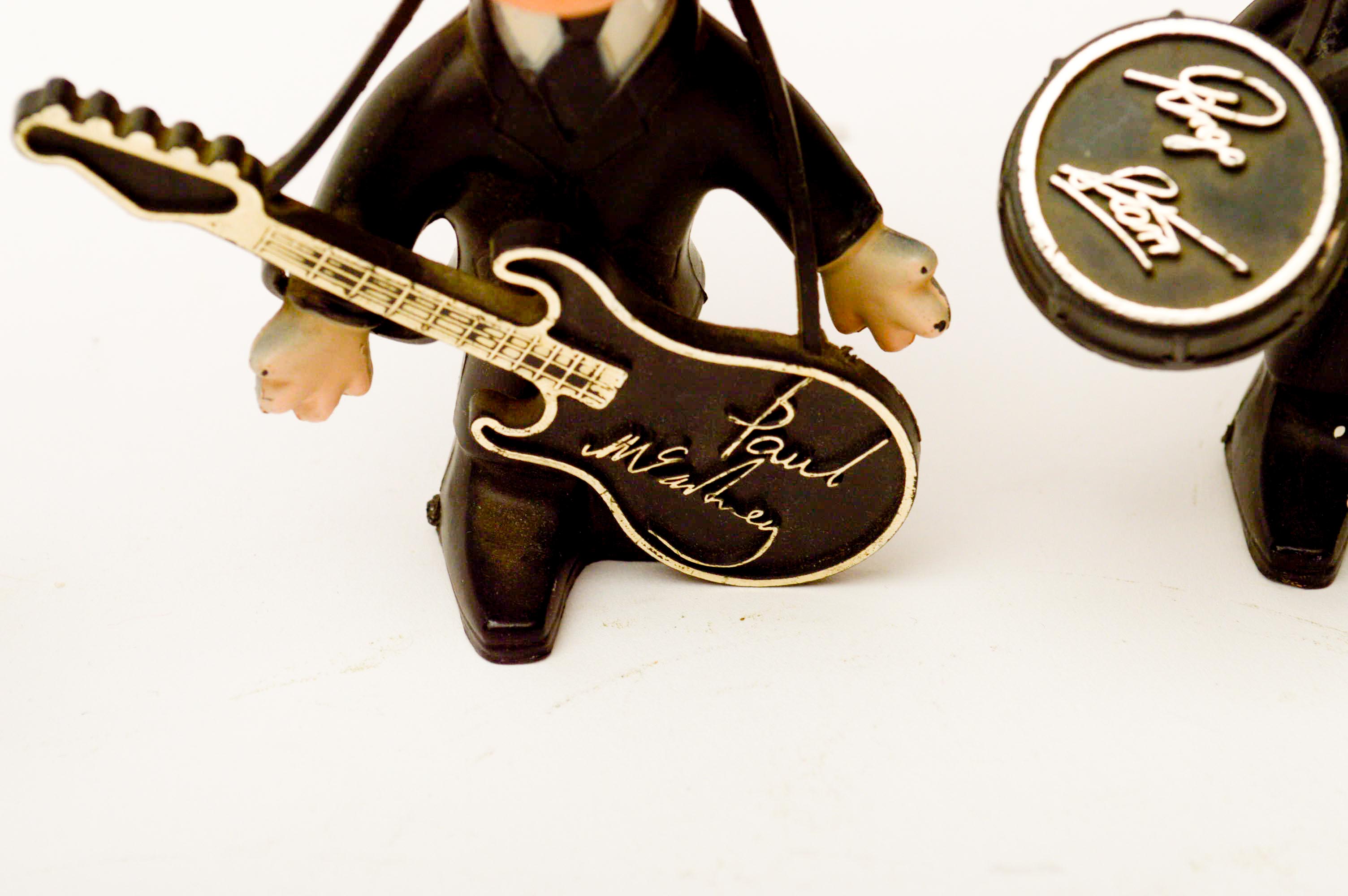 1964 "The Beatles" Figurines with Instruments