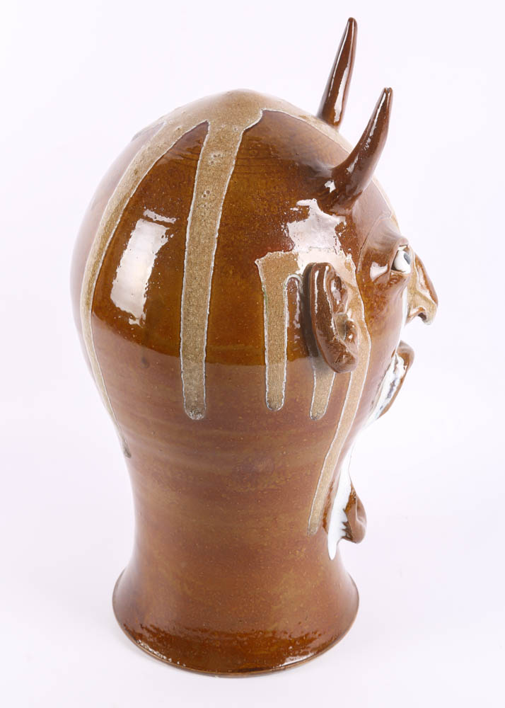 Marvin Bailey Devil Head Sculpture