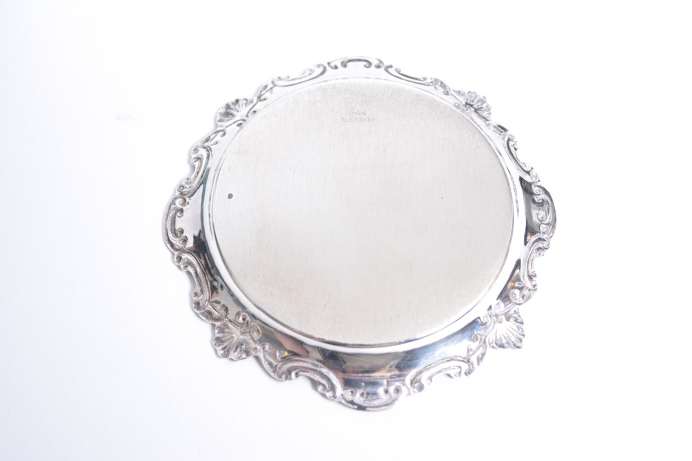 Wako Ginza Tokyo 970 Silver Trinket Tray