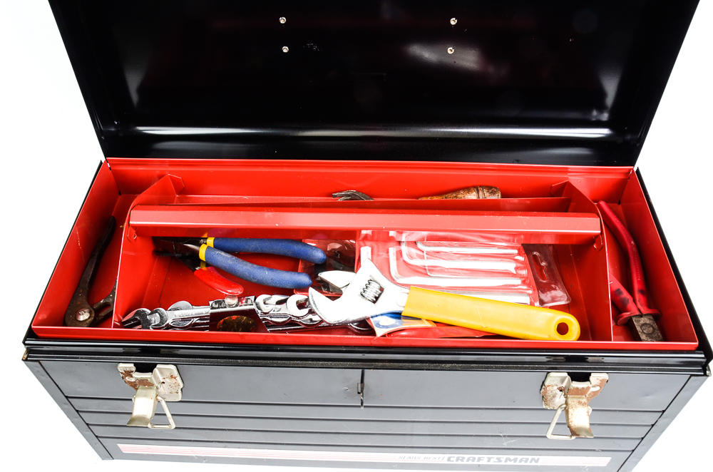 Carftsman Toolbox and Hand Tools