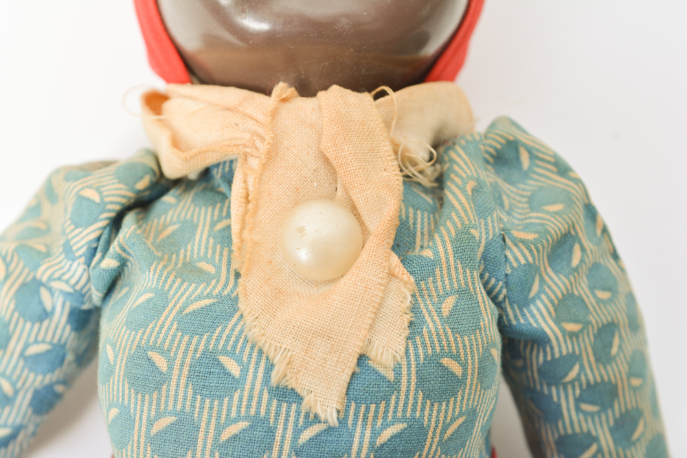 Vintage African-American Doll Made in Poland