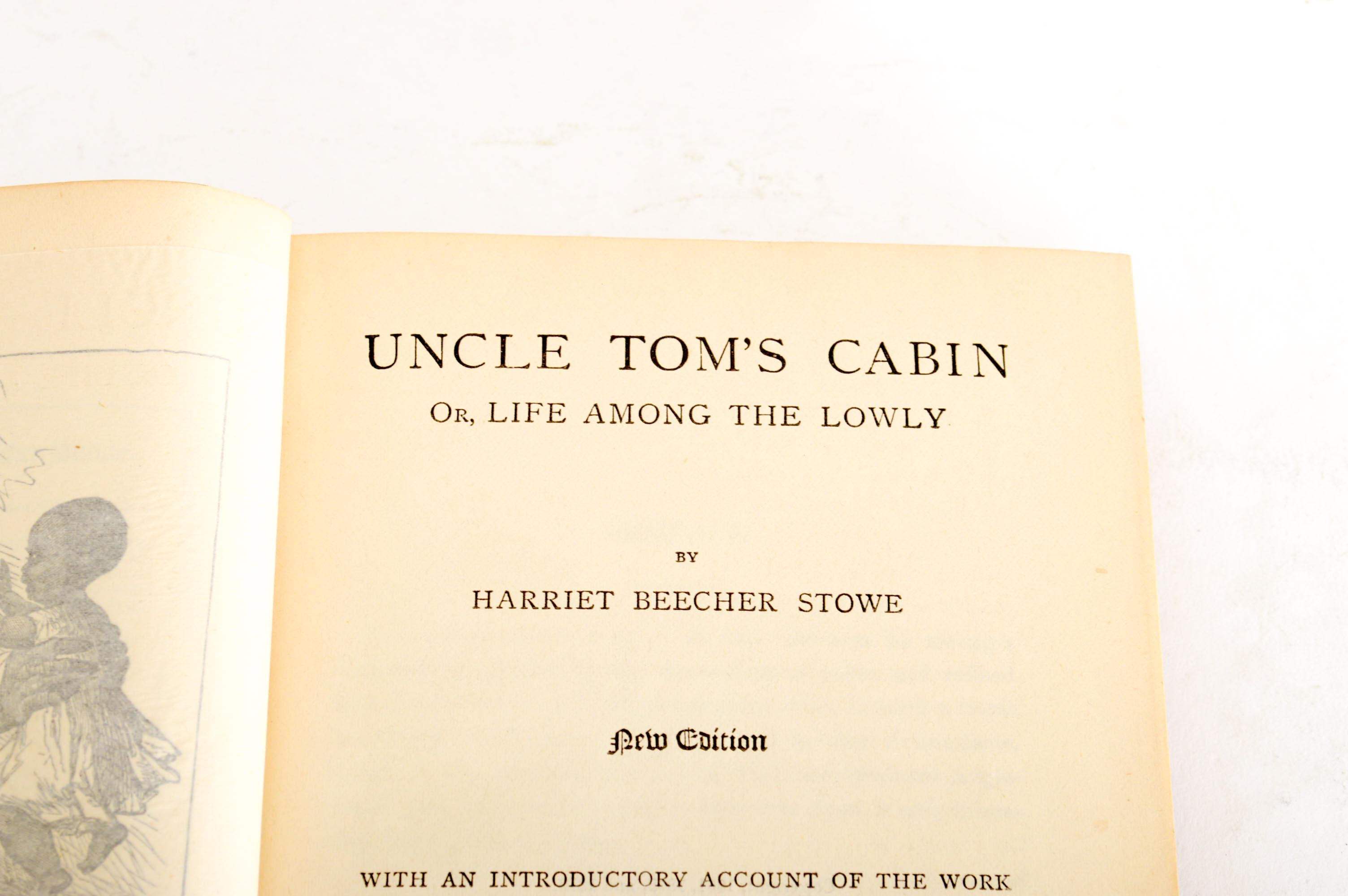 1887 "Uncle Tom's Cabin" by Harriet Beecher Stowe