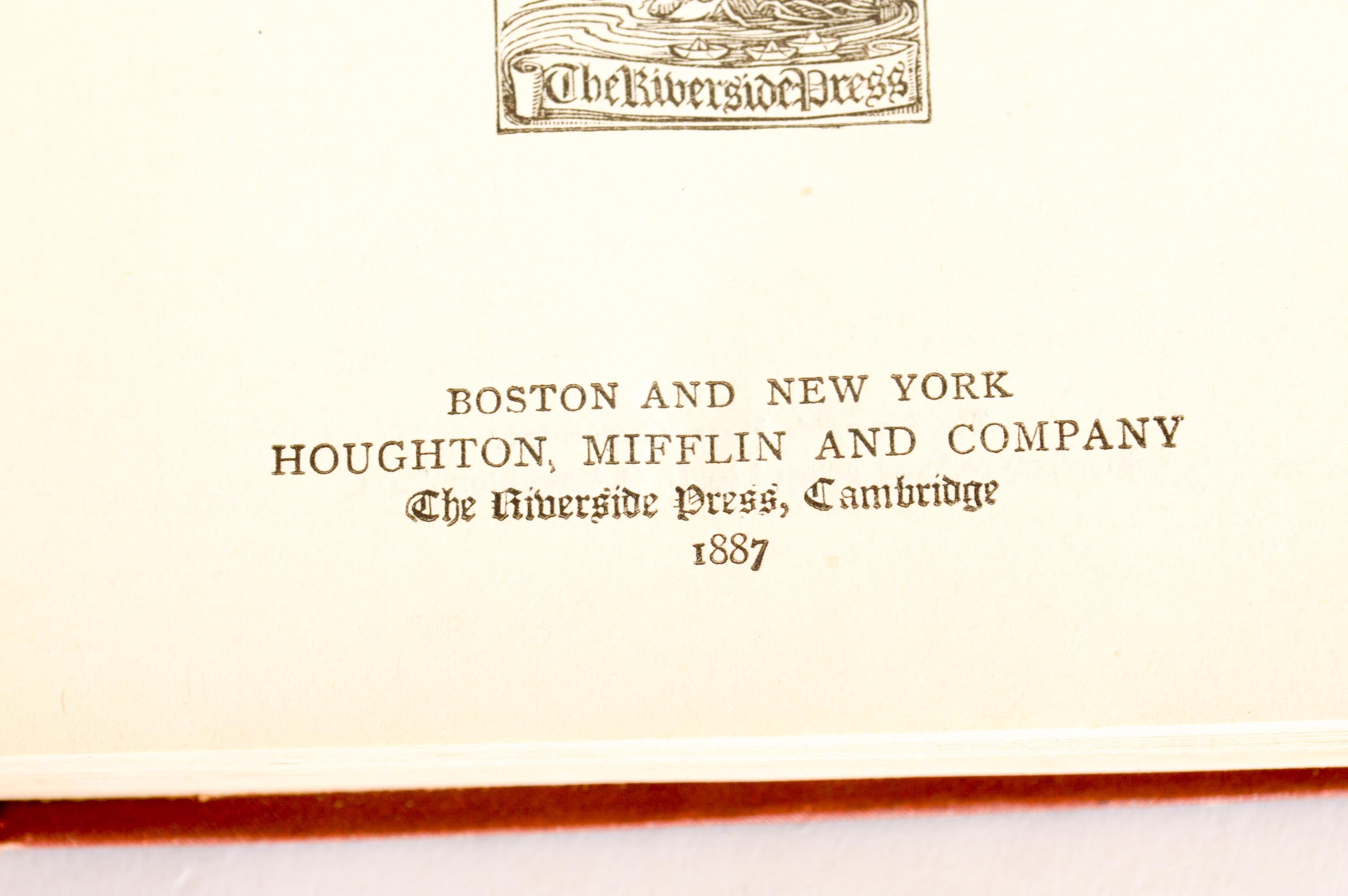 1887 "Uncle Tom's Cabin" by Harriet Beecher Stowe