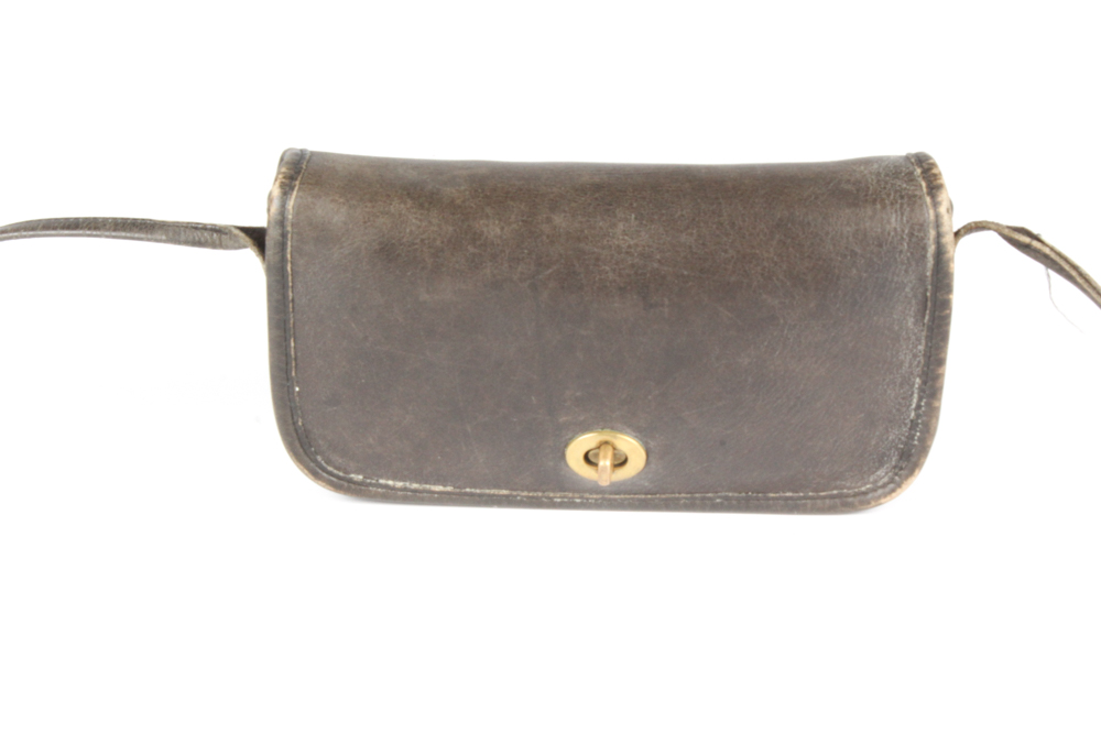 Vintage Coach Turn-Lock Crossbody Purse