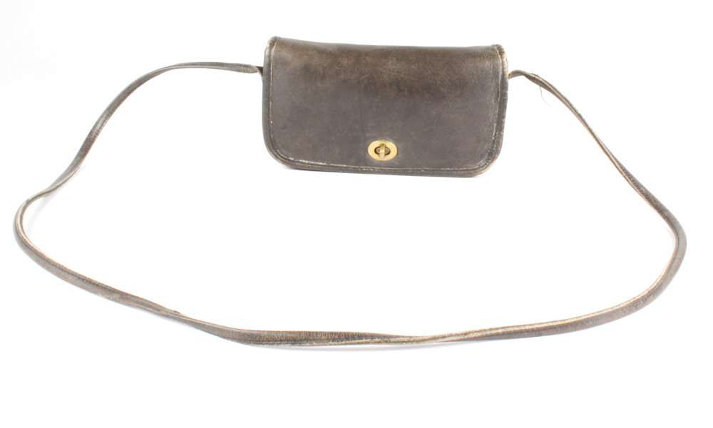 Vintage Coach Turn-Lock Crossbody Purse