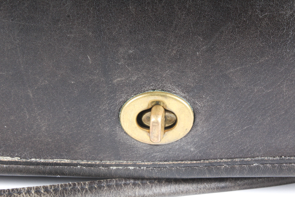 Vintage Coach Turn-Lock Crossbody Purse