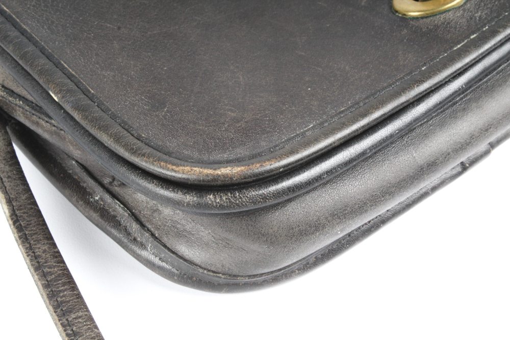 Vintage Coach Turn-Lock Crossbody Purse