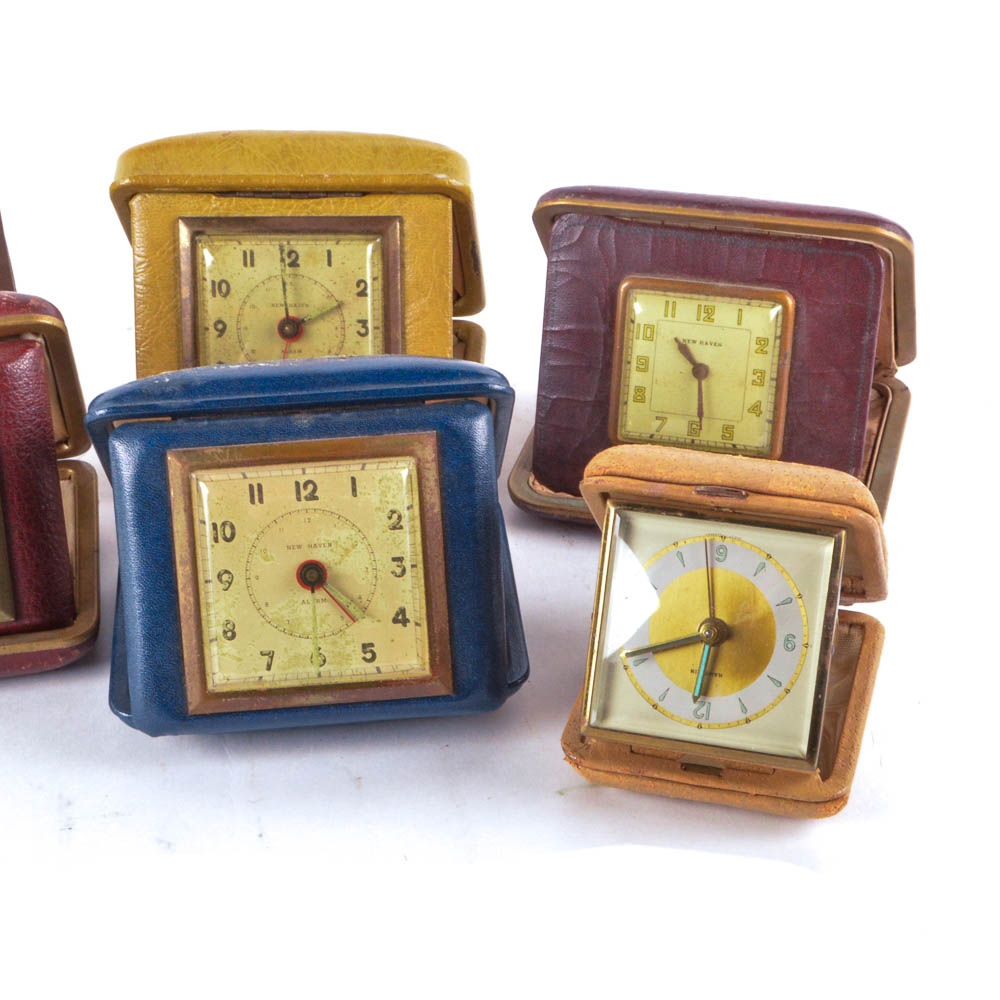 Vintage Travel Alarm Clock Collection