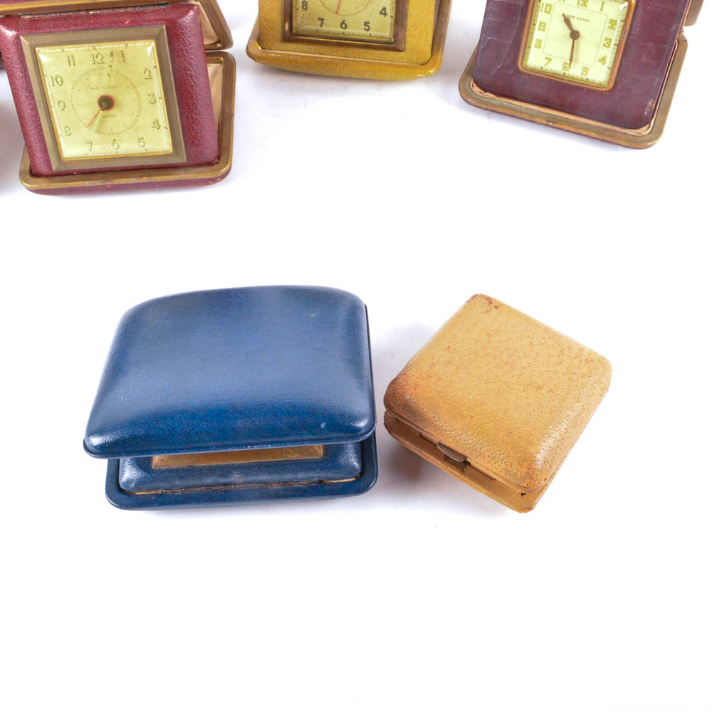 Vintage Travel Alarm Clock Collection