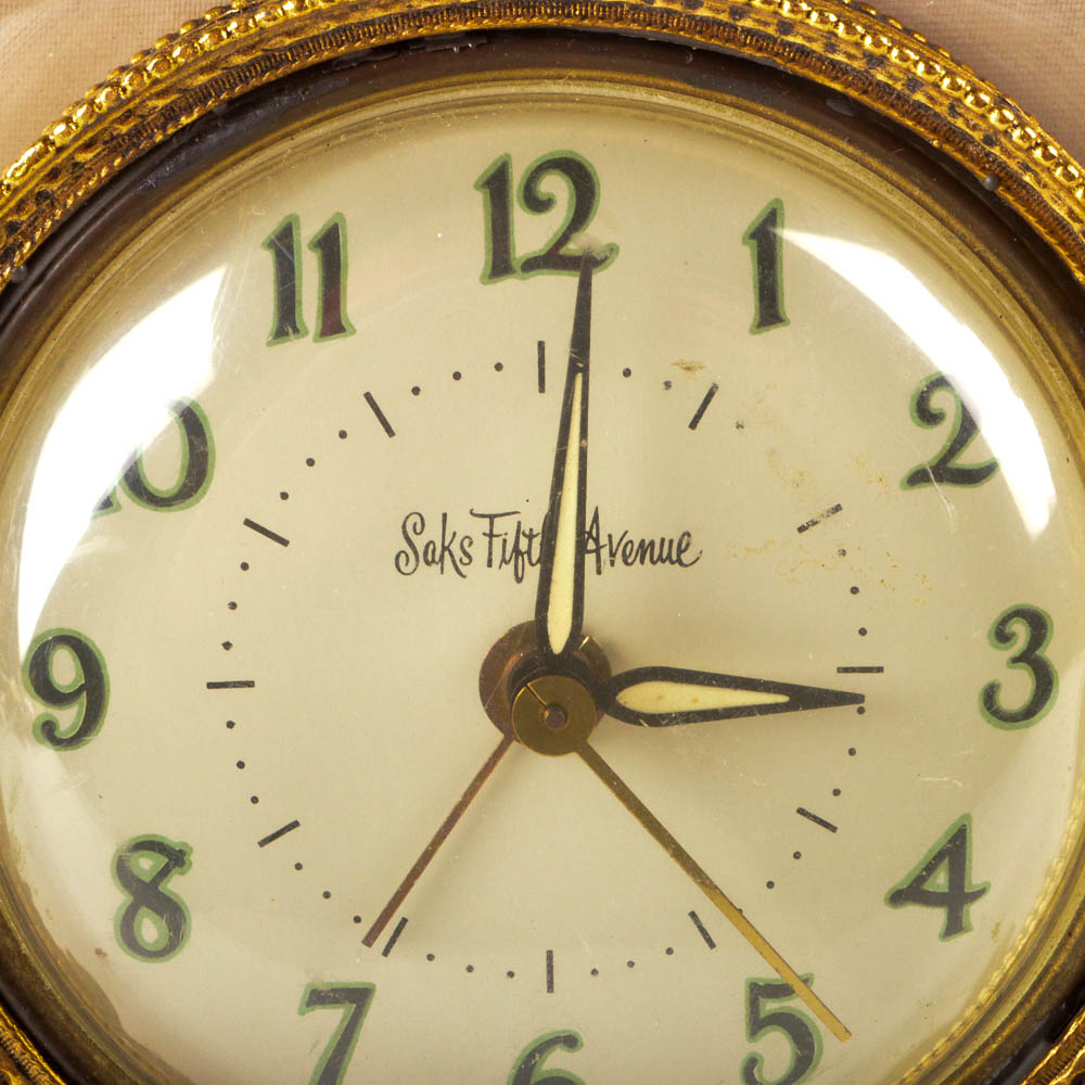Vintage Metal and Gold Tone Clock Collection