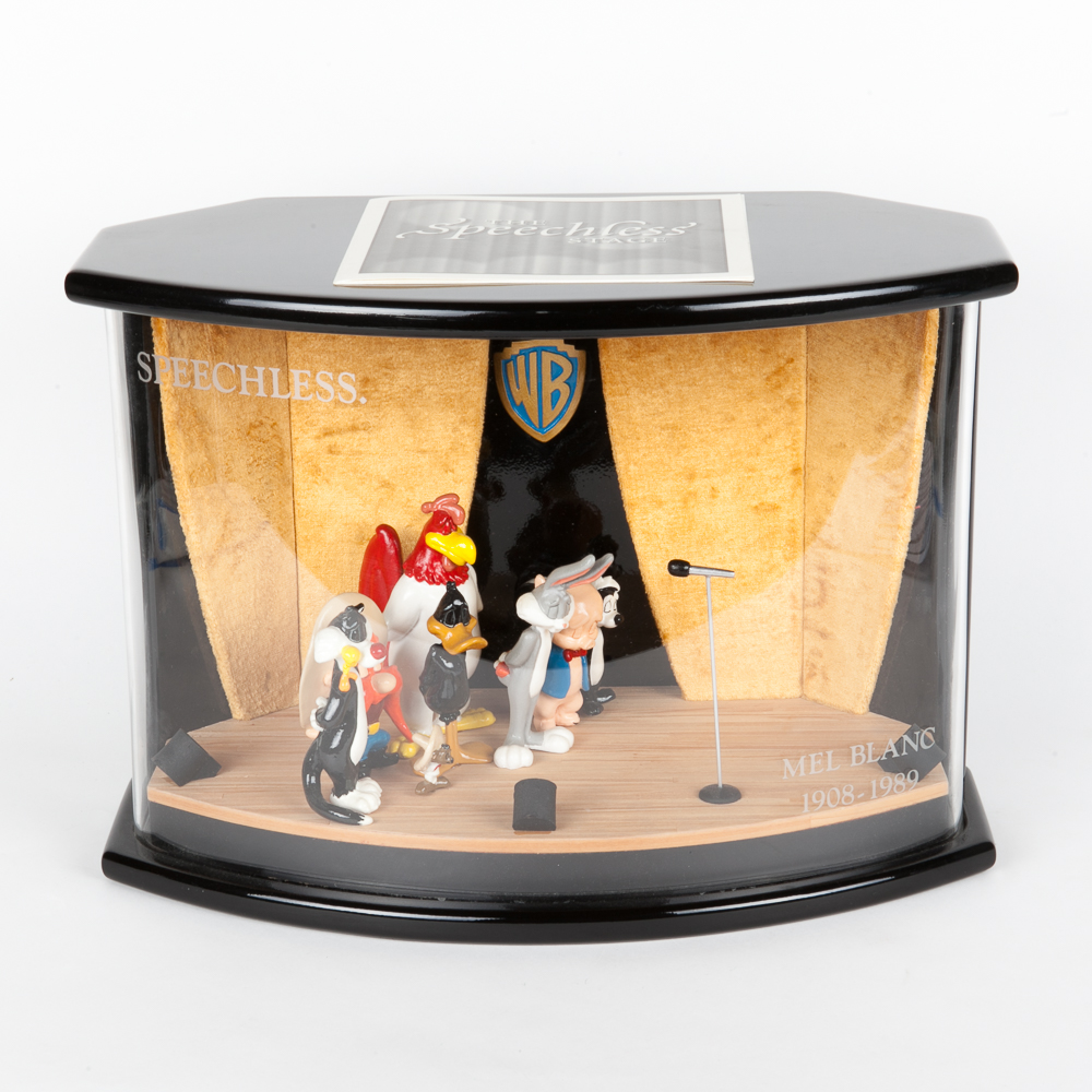 Tribute Diorama to Mel Blanc Titled "The Speechless Stage"