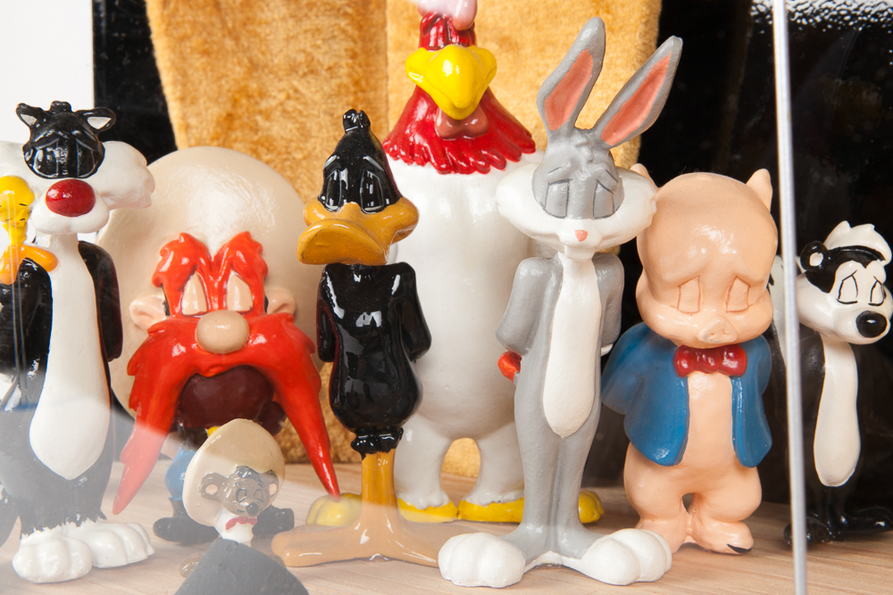 Tribute Diorama to Mel Blanc Titled "The Speechless Stage"