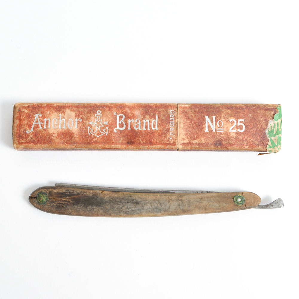 1929 Anchor Brand Straight Shaving Razor