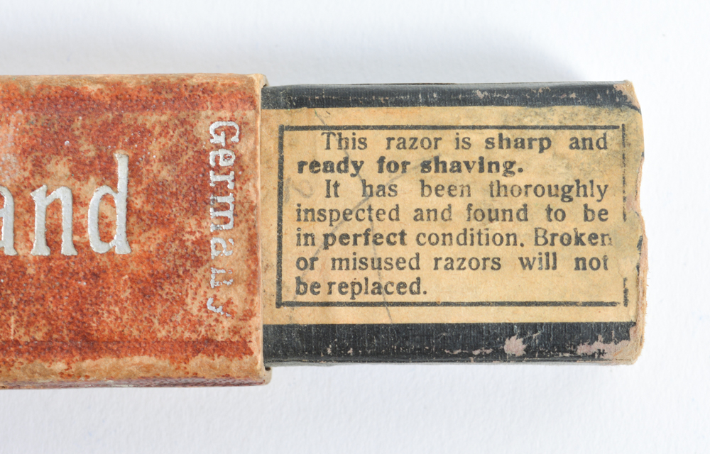 1929 Anchor Brand Straight Shaving Razor