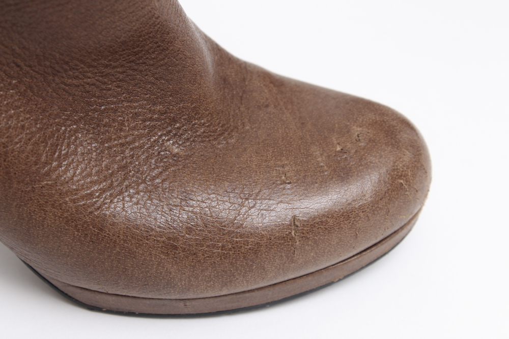 Prada Tall Brown Leather Boots