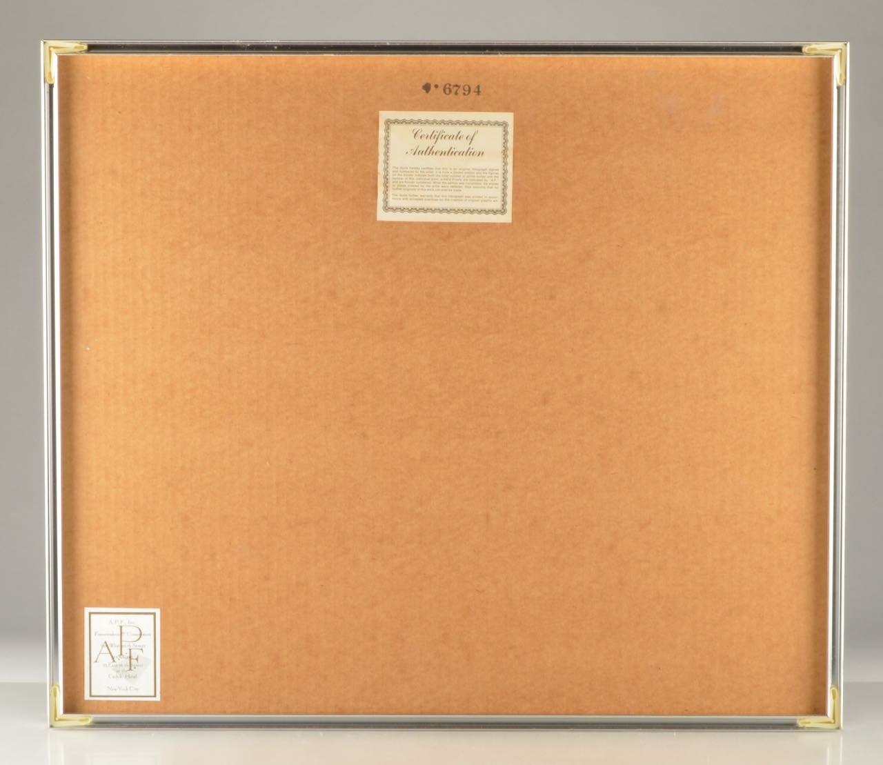 Framed Signed Limited Edition Lithograph by Miharu Lane