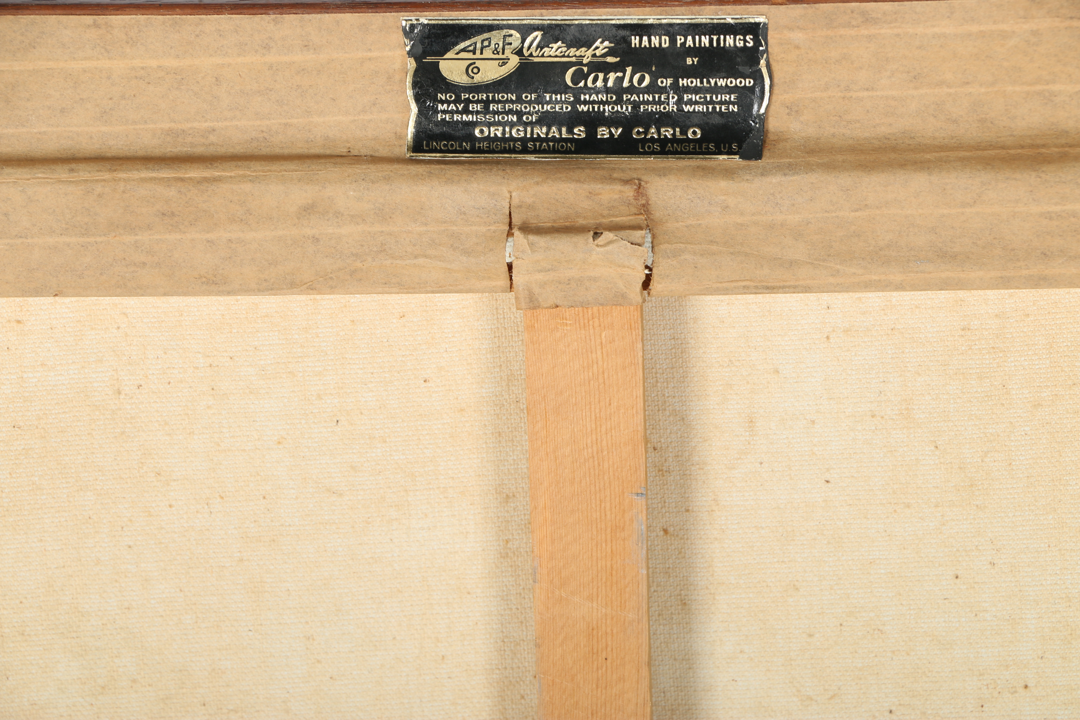 Carlo of Hollywood Signed Original Oil Painting of a Still Life