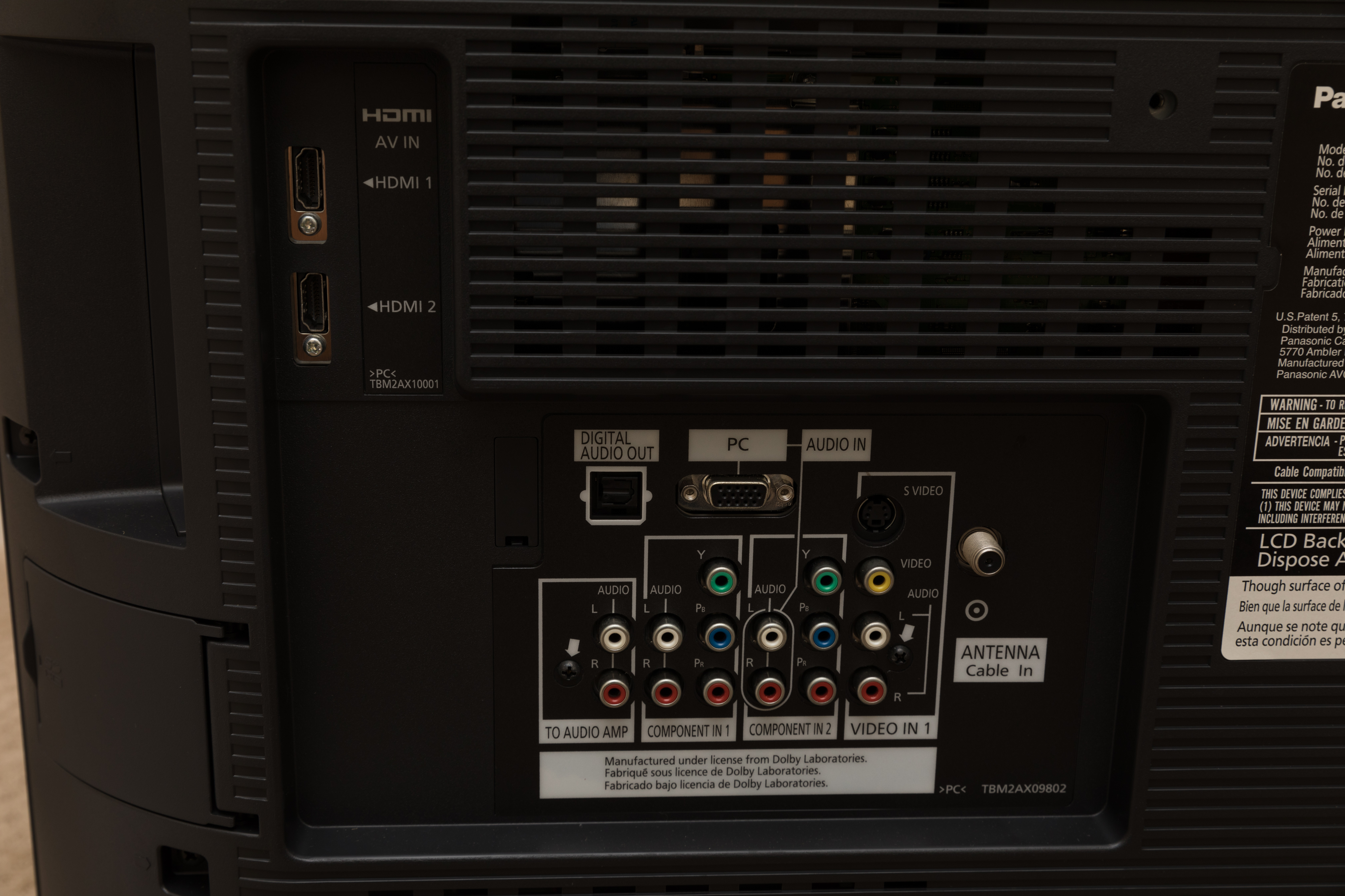 Panasonic 32" LCD Television