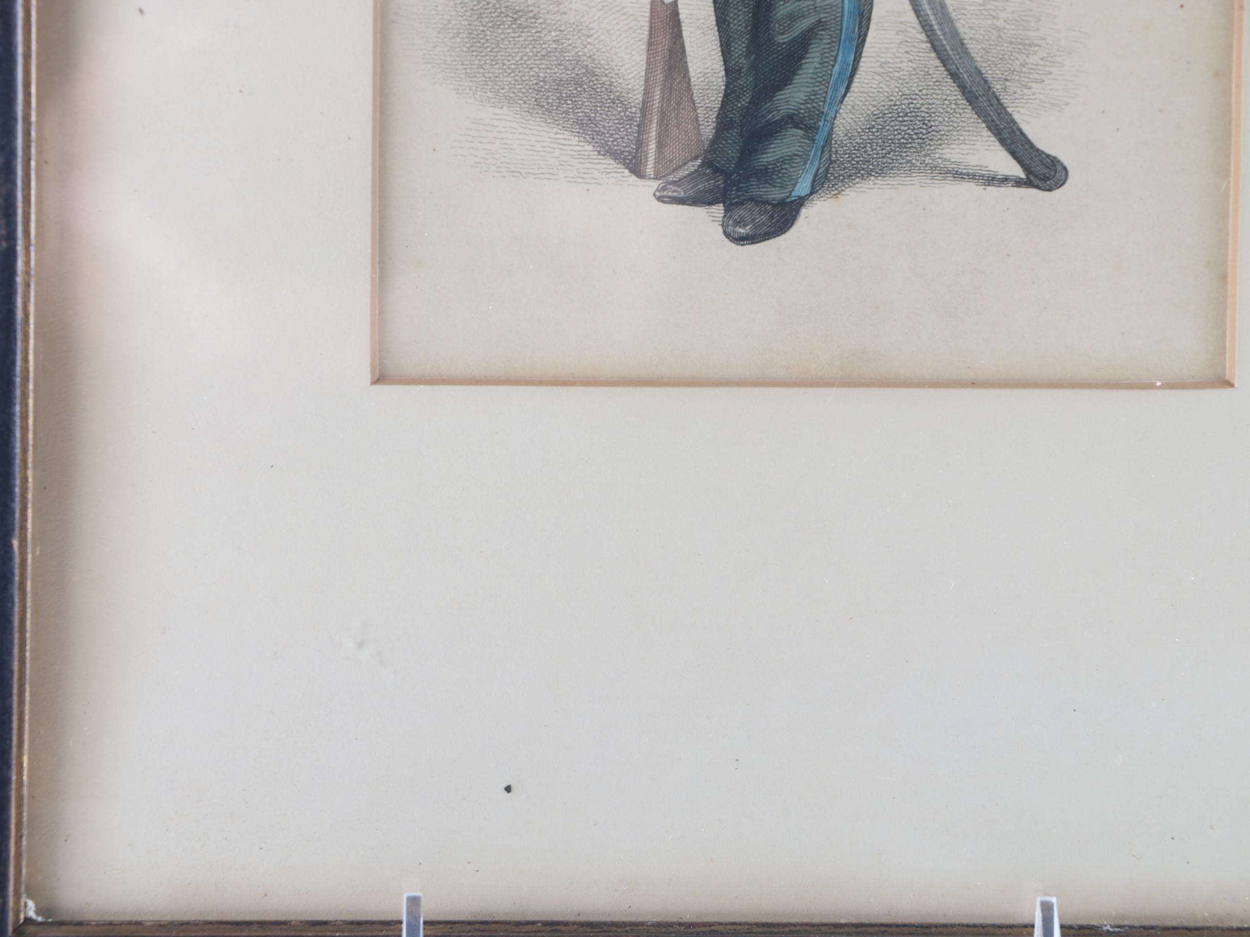 Framed 1810s Engravings of Napoleonic Soldiers From "Ackermann's Repository"