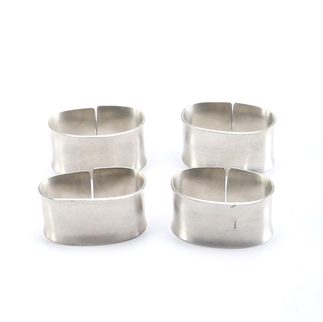 Jorgen Jensen Pewter Napkin Rings and Georg Jensen Book