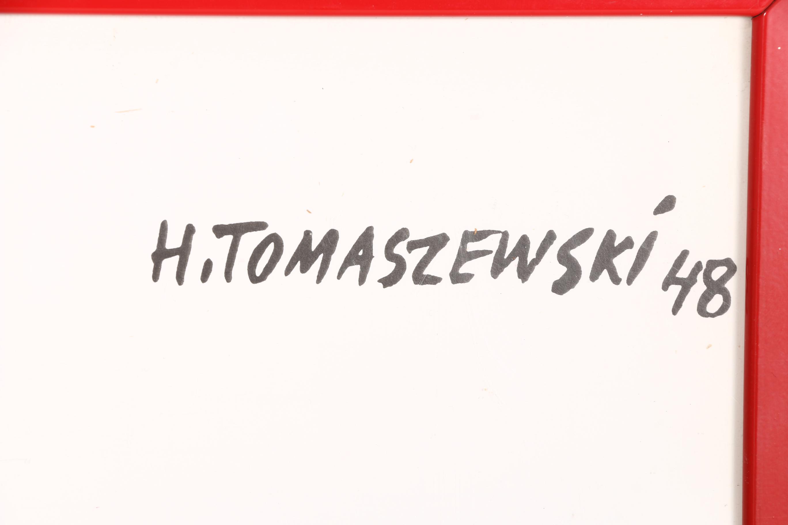 1948 Henryk Tomaszewski Serigraph Poster "Football"