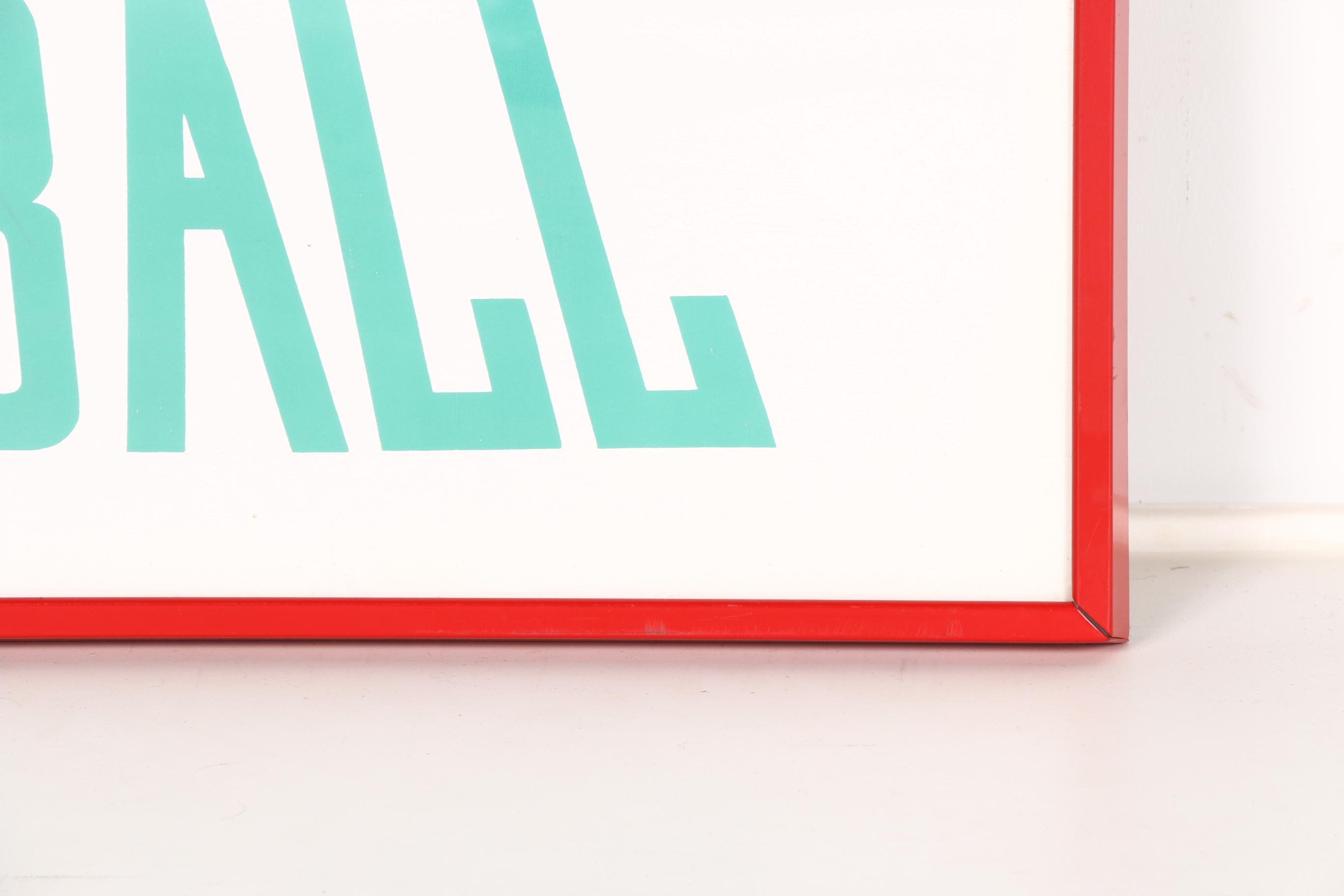 1948 Henryk Tomaszewski Serigraph Poster "Football"