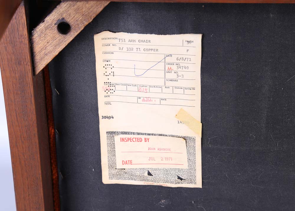 Mid Century Modern Myrtle Desk Company Chairs