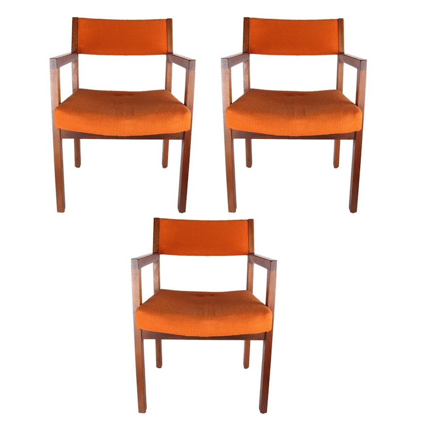Mid Century Modern Myrtle Desk Company Chairs