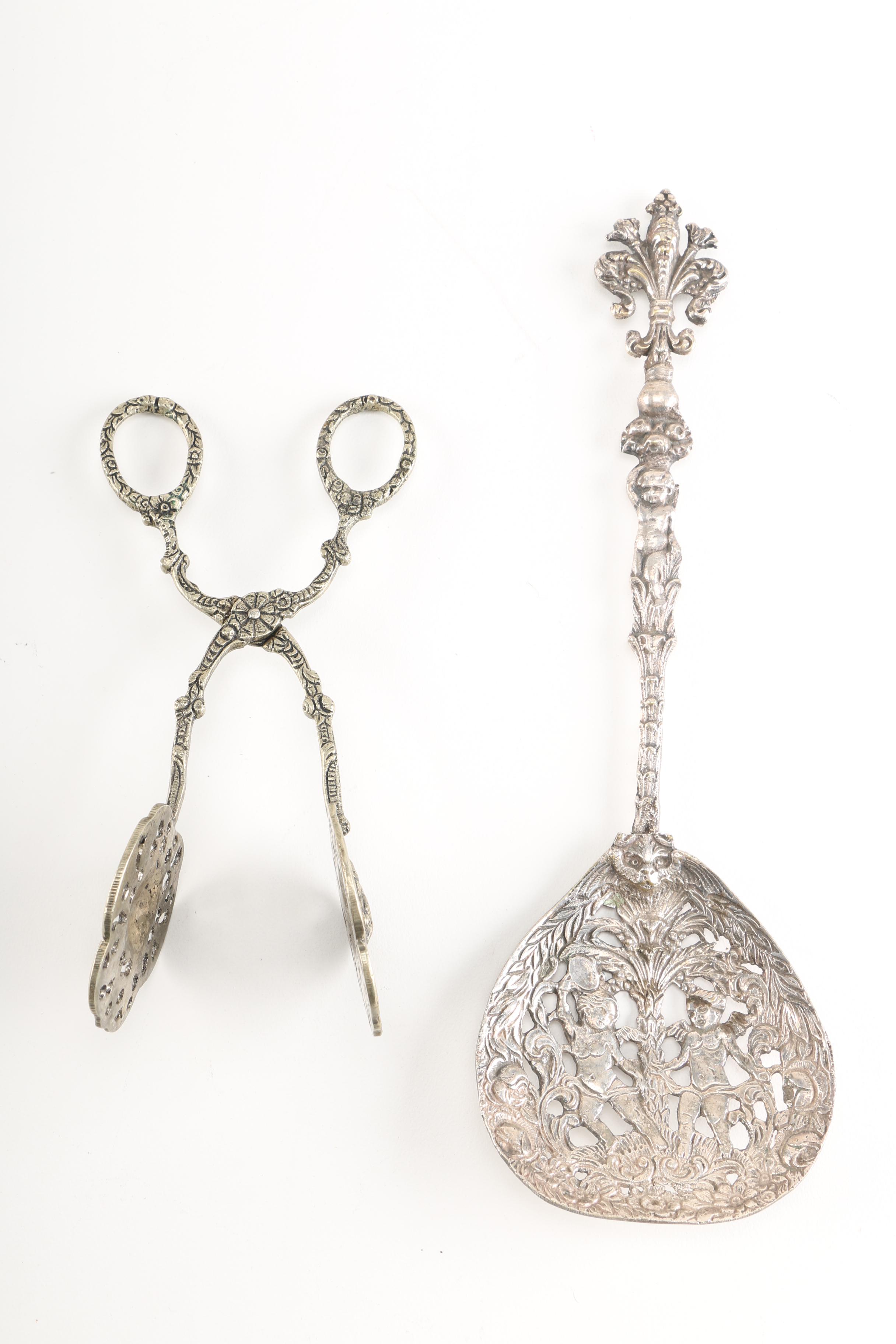 Decorative Italian Spoon and Tong collection