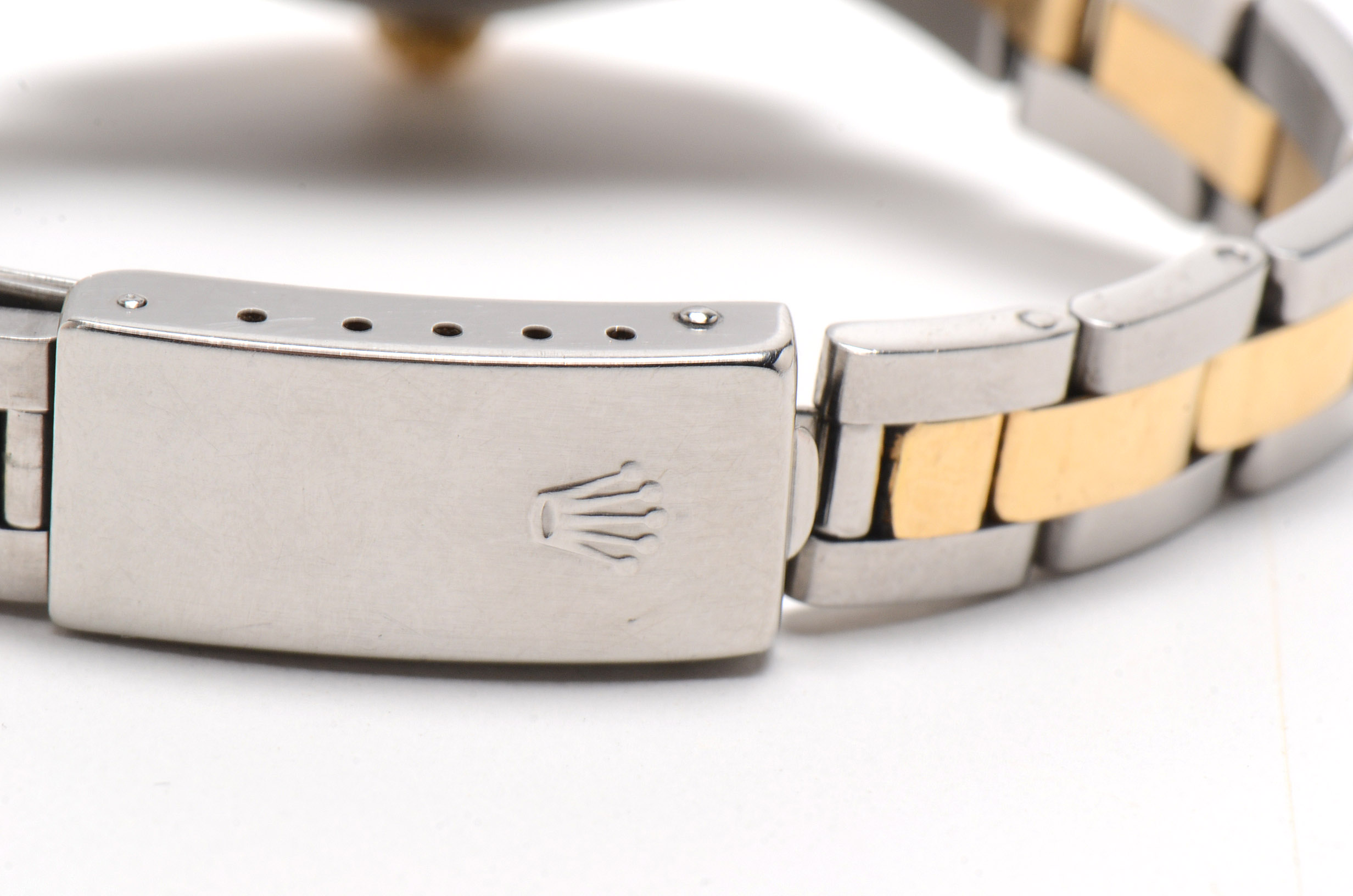 Women's Rolex Stainless Steel and 18K Yellow Gold Oyster Perpetual Watch