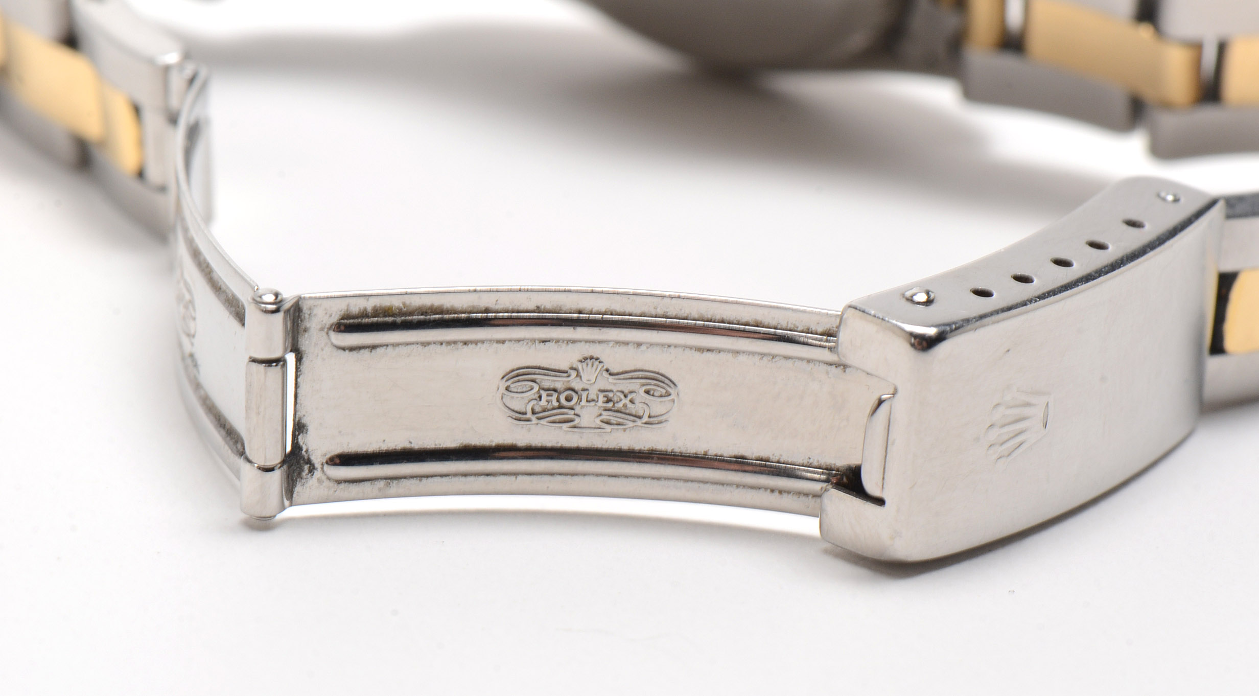 Women's Rolex Stainless Steel and 18K Yellow Gold Oyster Perpetual Watch