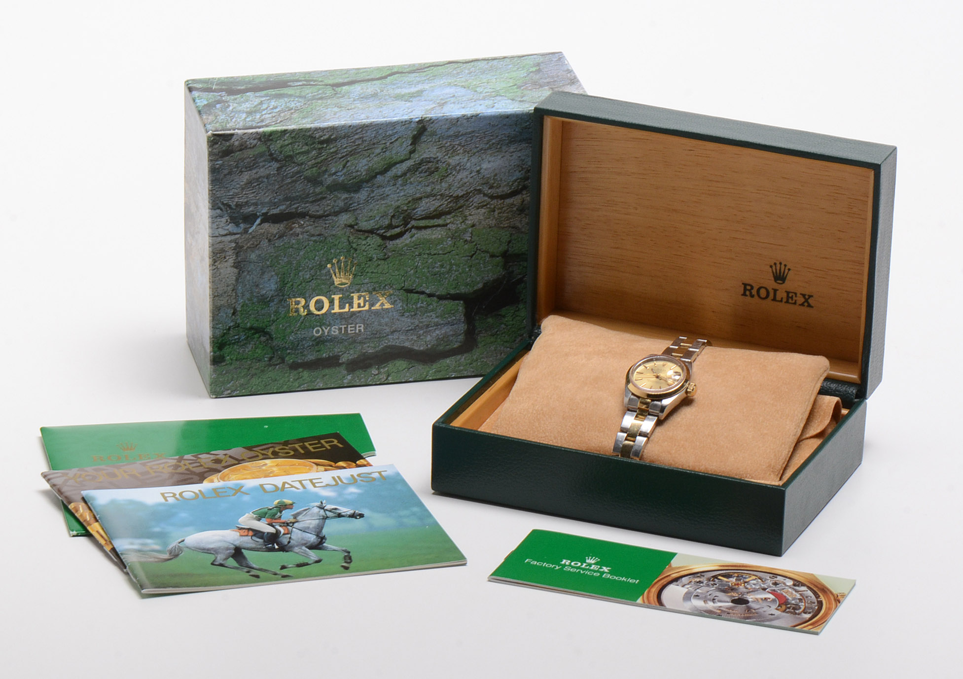 Women's Rolex Stainless Steel and 18K Yellow Gold Oyster Perpetual Watch