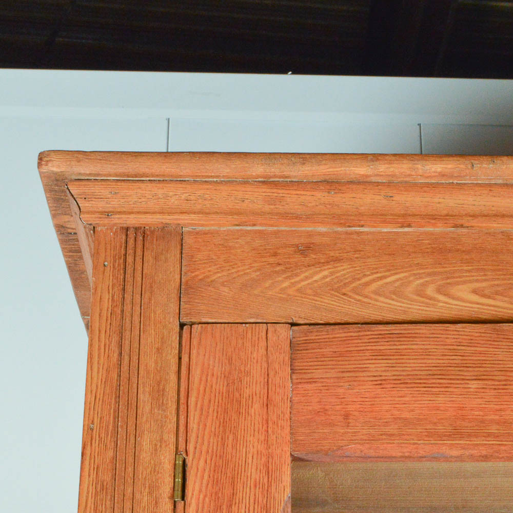 Antique Oak Eastlake Style Stepback Cupboard