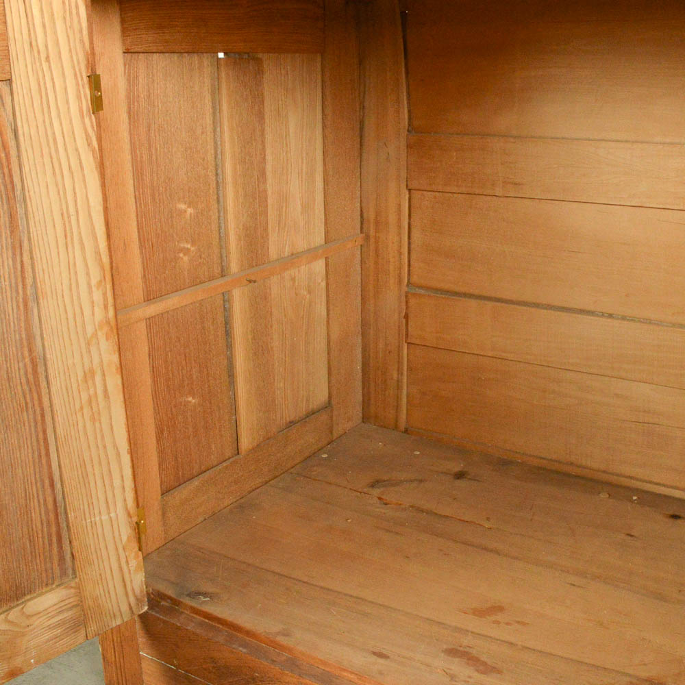 Antique Oak Eastlake Style Stepback Cupboard