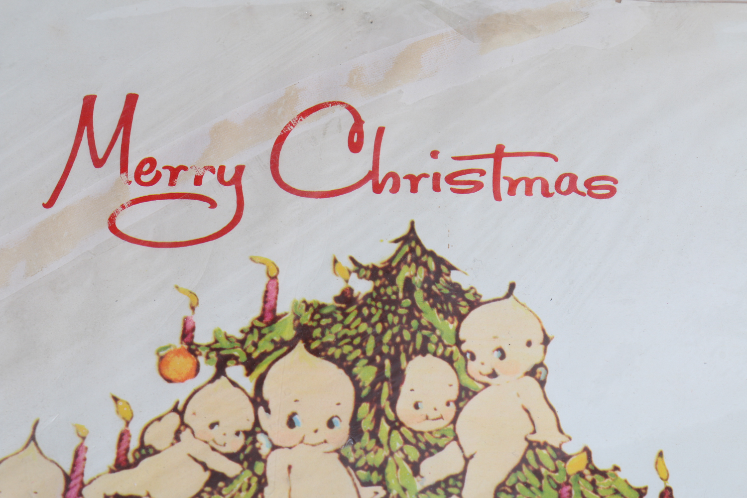 Christmas Kewpie 1973 Collector Plate with Poster