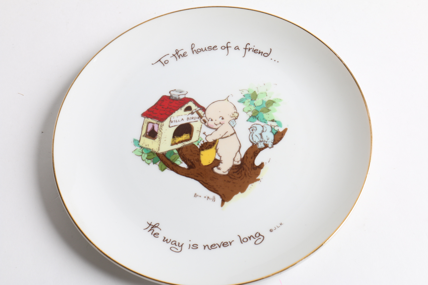 Kewpie Collector's Plates and a Candy Dish