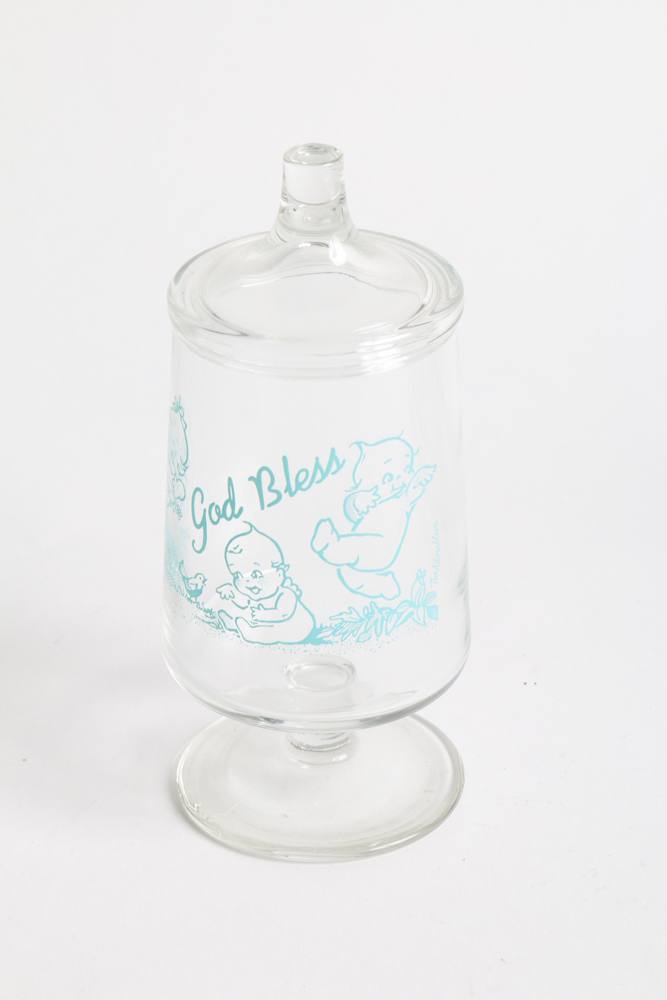 Kewpie Collector's Plates and a Candy Dish