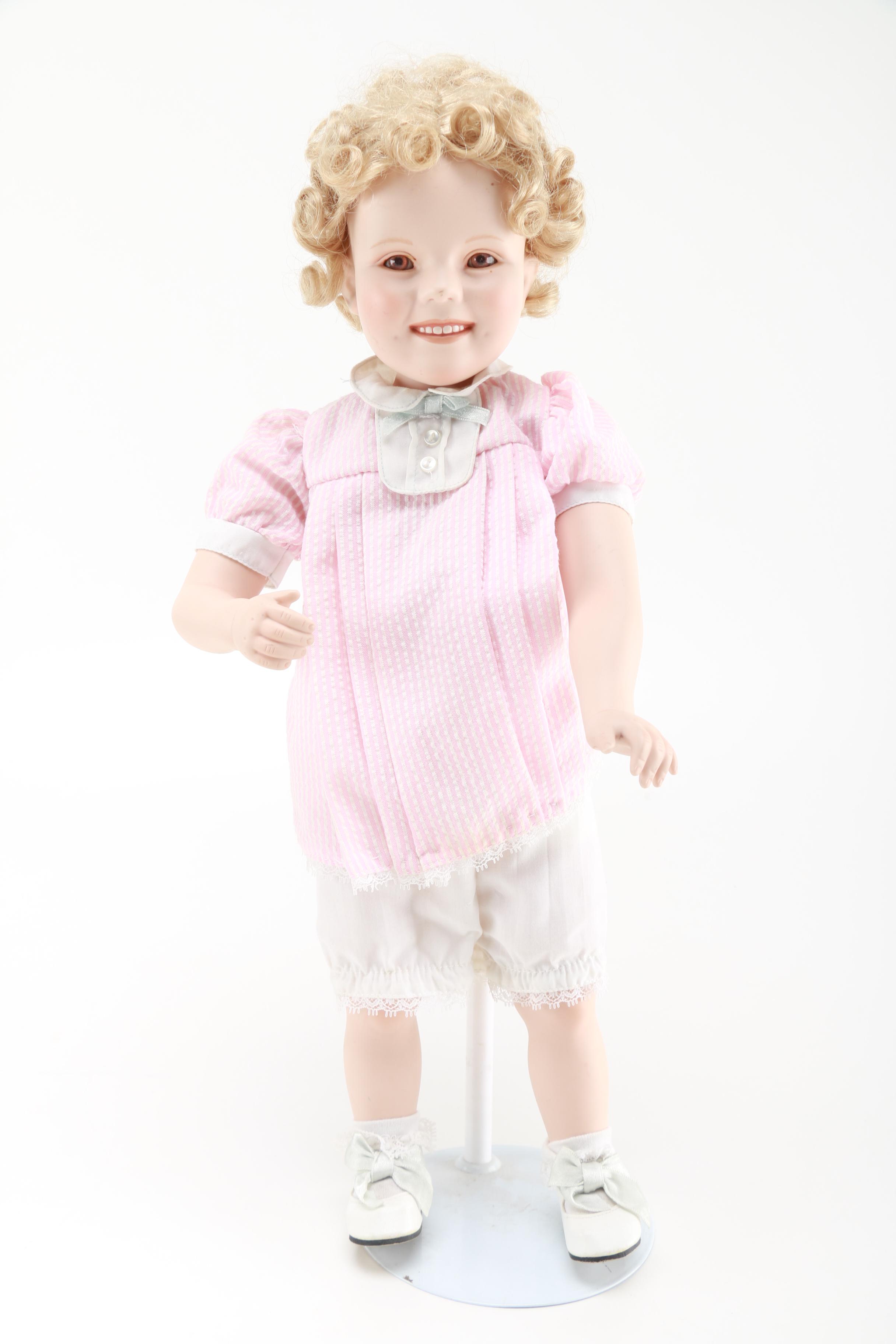 Danbury Mint Shirley Temple Porcelain Doll