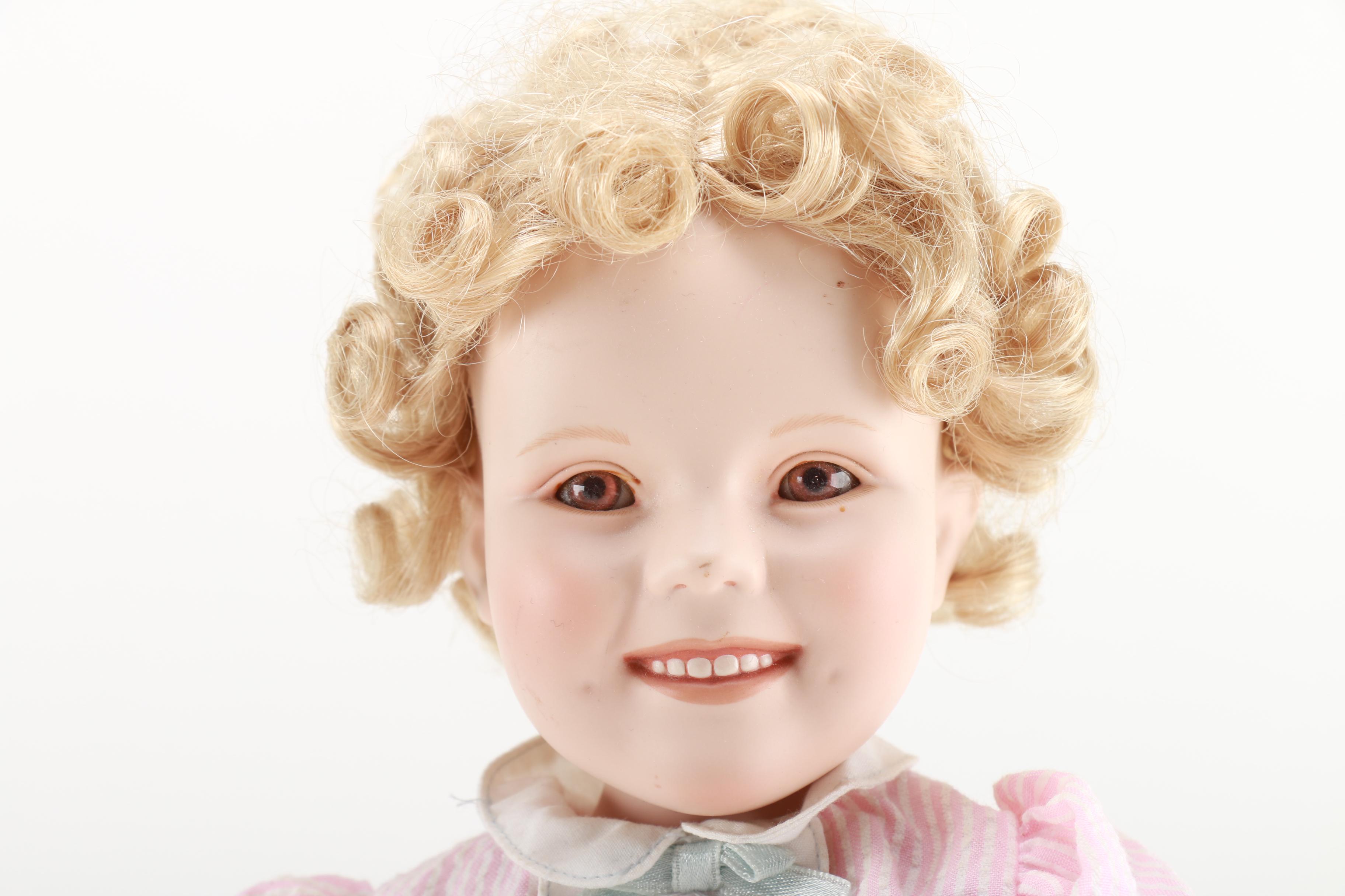 Danbury Mint Shirley Temple Porcelain Doll